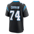 Tlead C.Panthers #74 Jake Curhan Black Team Game Jersey