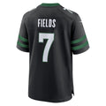 Tlead NY.Jets #7 Justin Fields Stealth Black Game Jersey