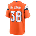 Tlead D.Broncos #38 Jaleel McLaughlin Orange Alternate Game Jersey