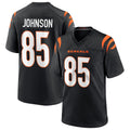 Tlead C.Bengals #85 Chad Johnson Player Black Game  Stitched Jerseys