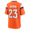 Tlead D.Broncos #23 Jahdae Barron Orange Team Game Jersey
