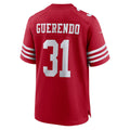 Tlead SF.49ers #31 Isaac Guerendo Scarlet Game Jersey