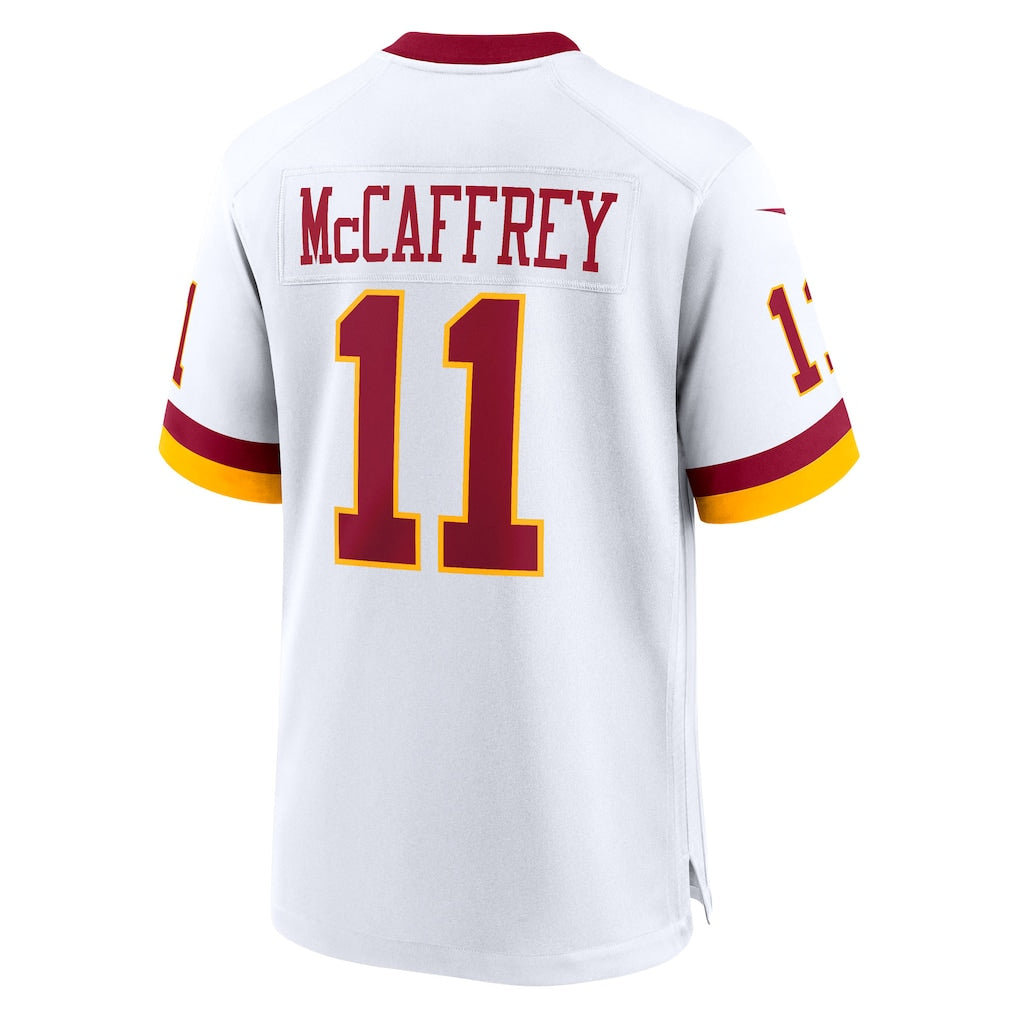 Tlead W.Commanders #11 Luke McCaffrey White Game Super Bowl Era Jersey
