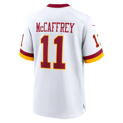 Tlead W.Commanders #11 Luke McCaffrey White Game Super Bowl Era Jersey