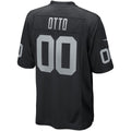 Tlead LV.Raiders #0 Jim Otto Black Game Retired Player Jersey