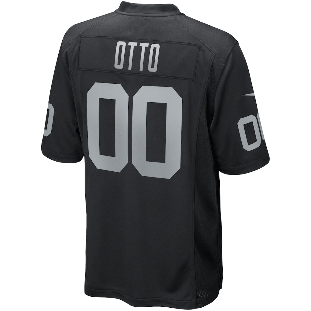 Tlead LV.Raiders #0 Jim Otto Black Game Retired Player Jersey