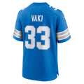 Tlead D.Lions #33 Sione Vaki Blue Team Game Jersey