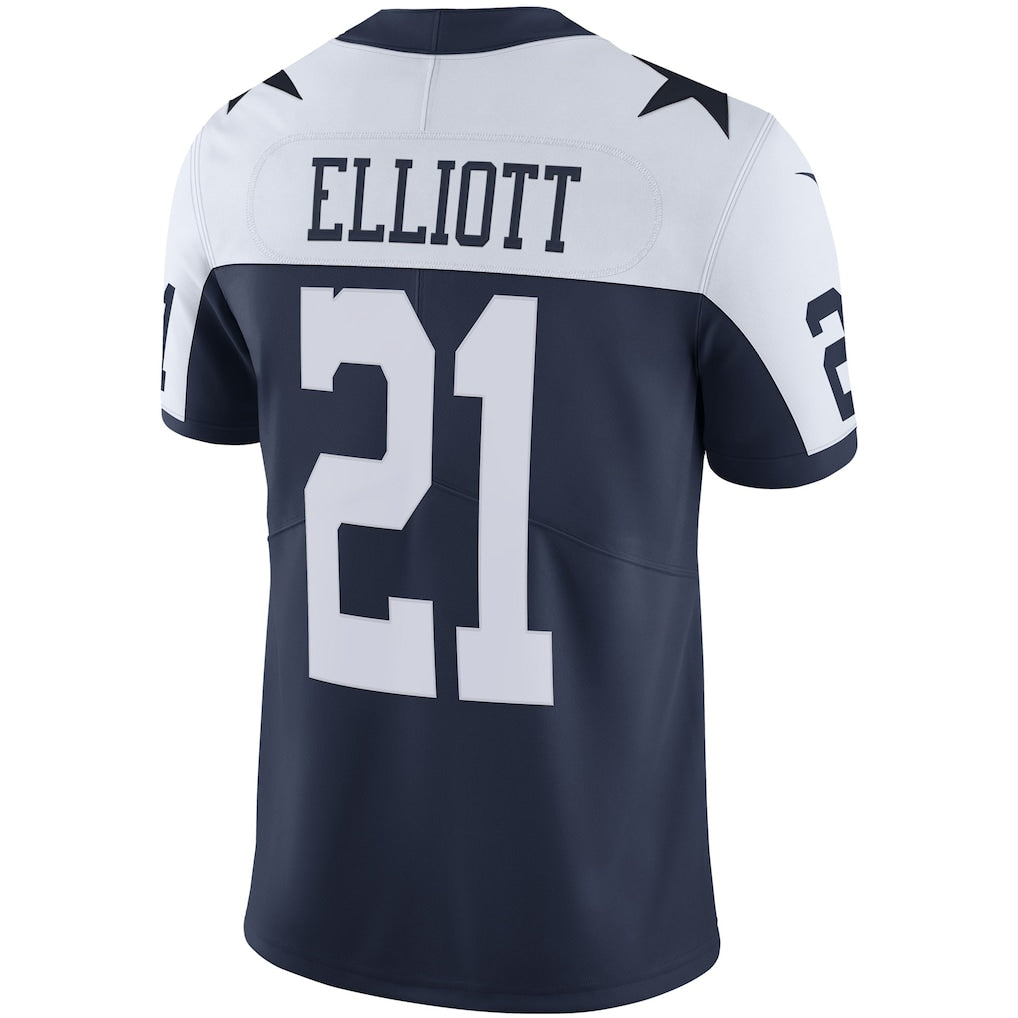 Tlead D.Cowboys #21 Ezekiel Elliott Navy Alternate Vapor Limited Jersey