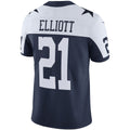 Tlead D.Cowboys #21 Ezekiel Elliott Navy Alternate Vapor Limited Jersey
