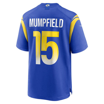 Tlead LA.Rams #15 Konata Mumpfield Royal Team Game Jersey