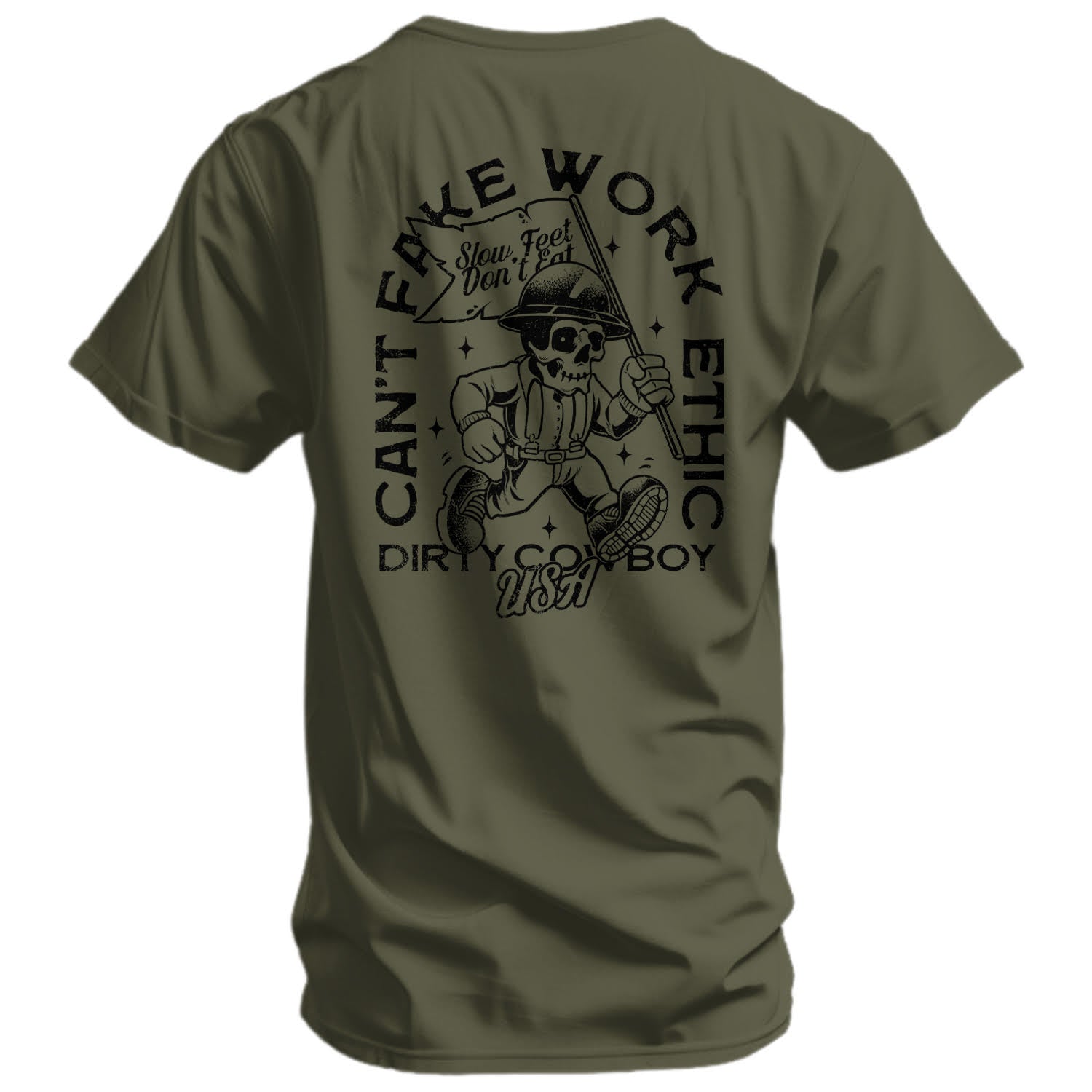 CustomNameinc cheap jerseys Ordering Can't Fake Work Ethic Men's T-Shirt