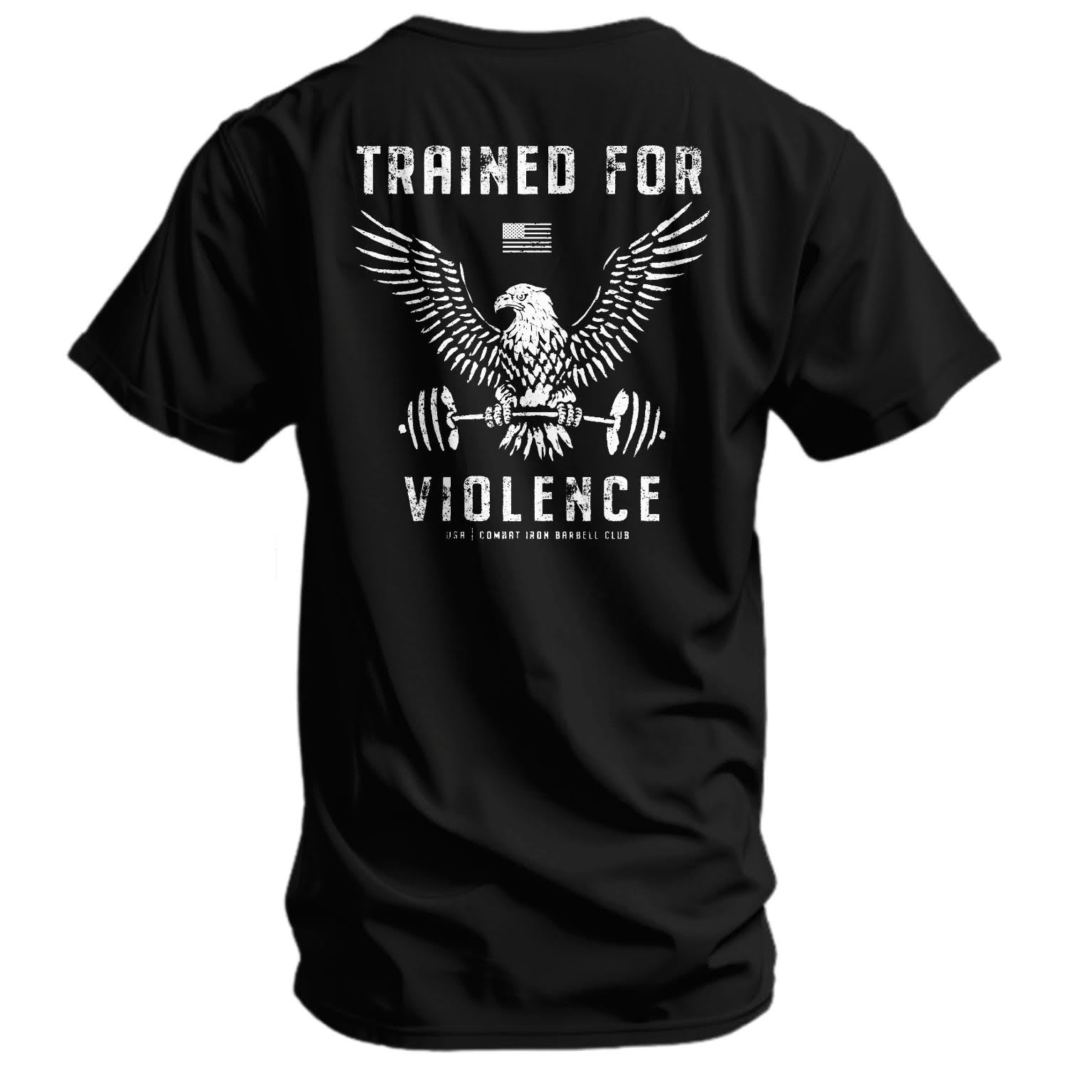 CustomNameinc cheap jerseys Ordering Trained for Violence  Men's T-Shirt