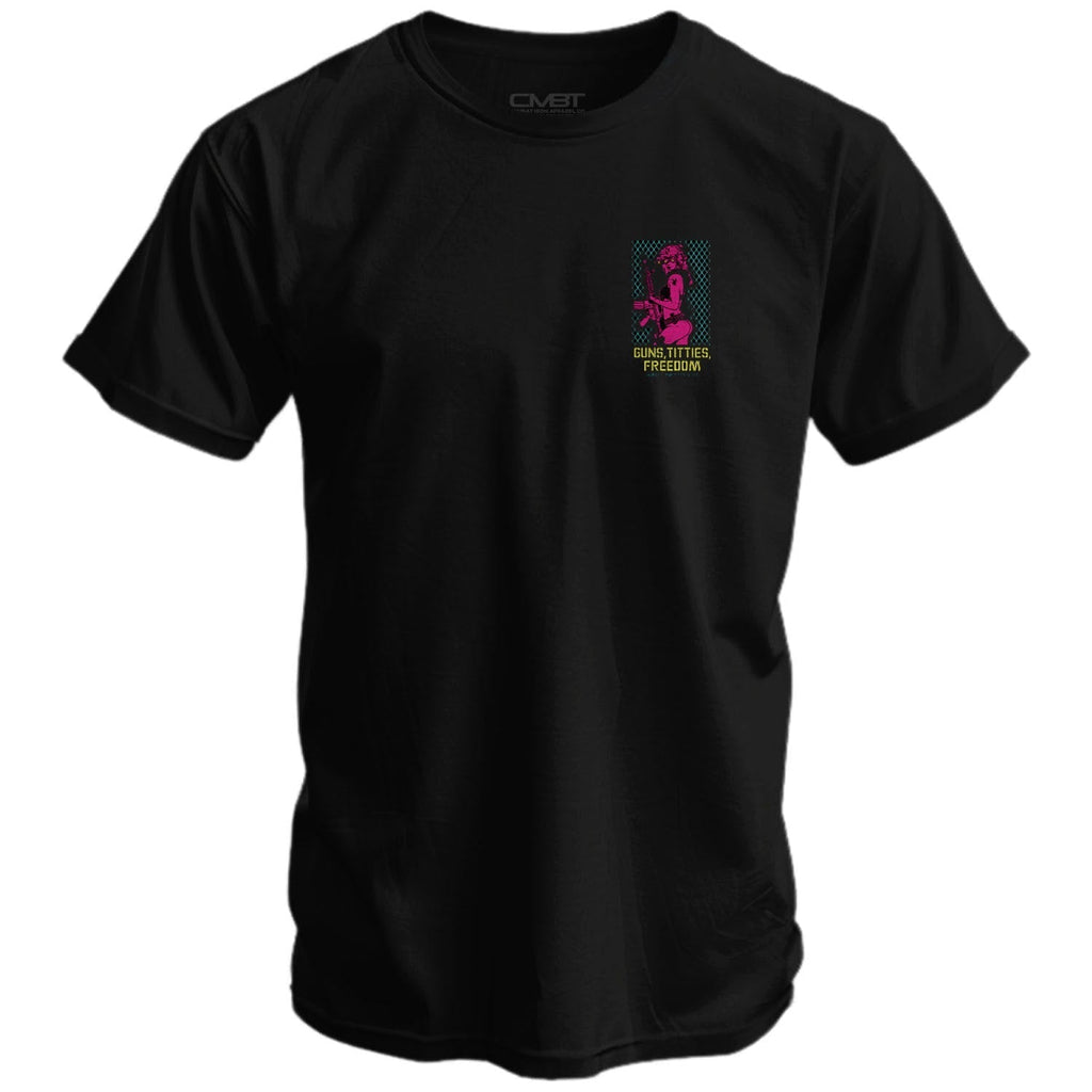 CustomNameinc cheap jerseys Ordering Guns, Titties, Freedom: Tactical Temptation Men's T-Shirt