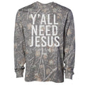 CustomNameinc cheap jerseys Ordering Y'all Need Jesus Men's Long Sleeve