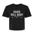 CustomNameinc cheap jerseys Ordering Raise Hell Baby Women's Crop T-Shirt