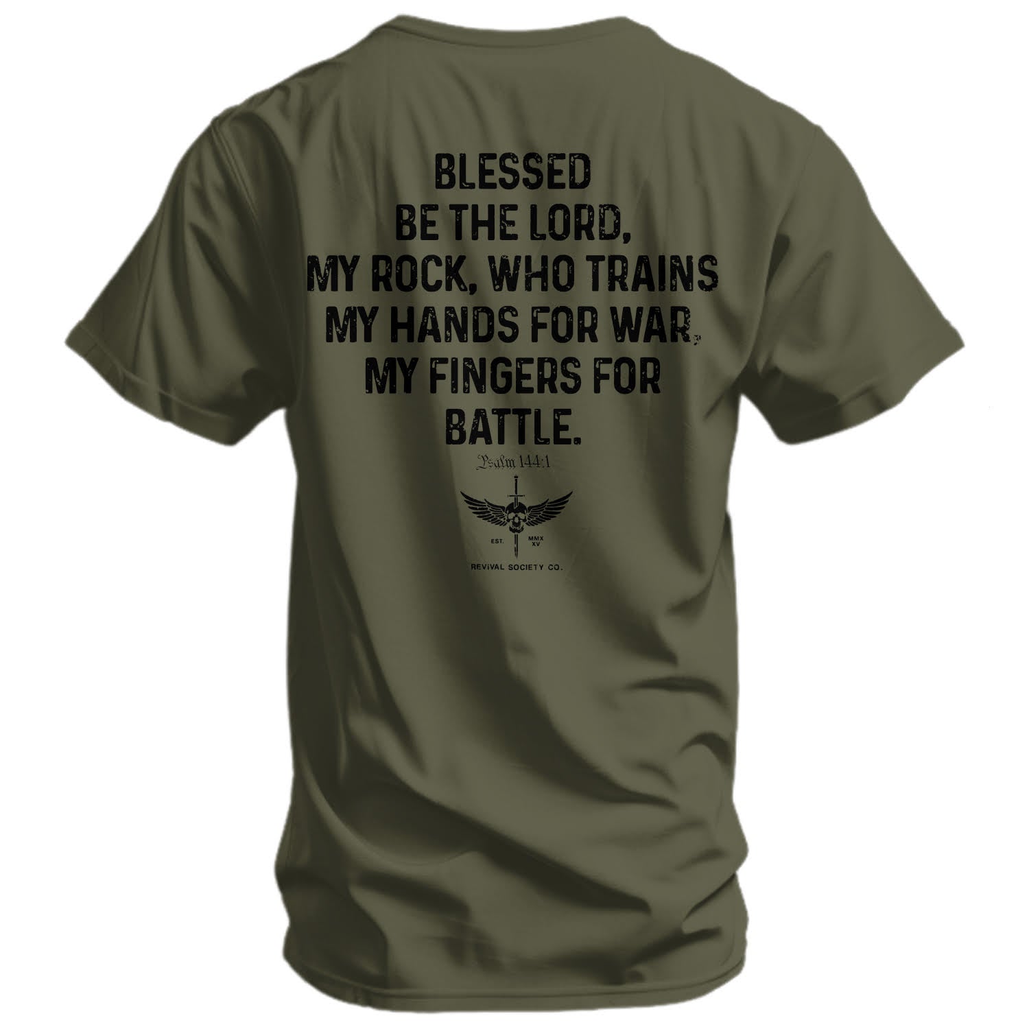 CustomNameinc cheap jerseys Ordering Psalm 144:1 Men's T-Shirt